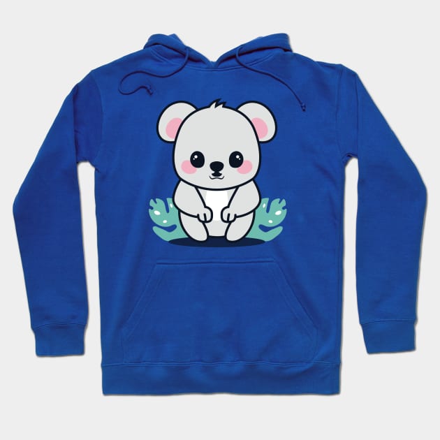 Cute Koala Baby Hoodie by JS Arts